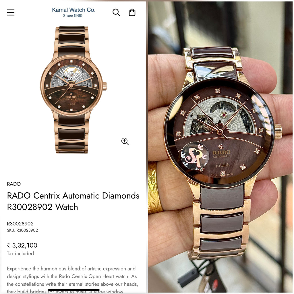 Rado Centrix Automatic Open Heart Collection