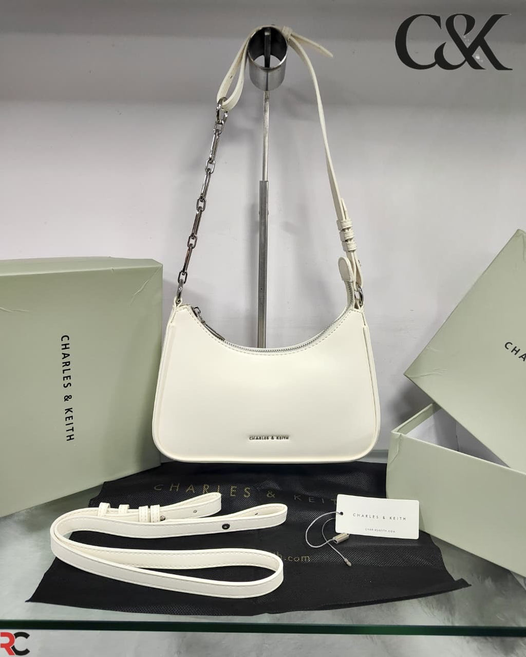 Charles & Keith Chain link Shoulder Bag