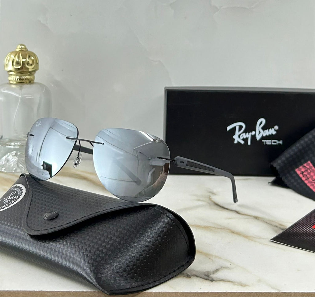 Rayban Polorize Rimless Aviator