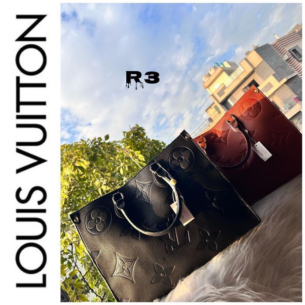 Louis Vuitton On The Go Monogram MM Leopard Black