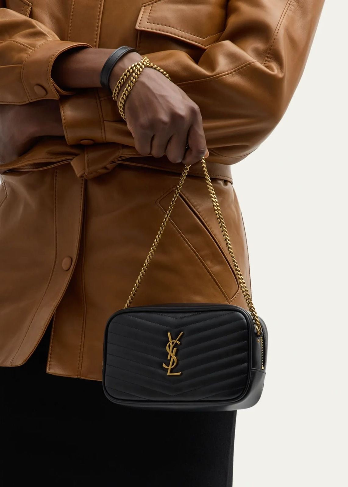Ysl Lou Mini Leather