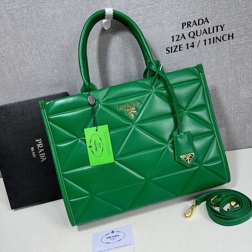 Prada Diamond Cut Tote Bag