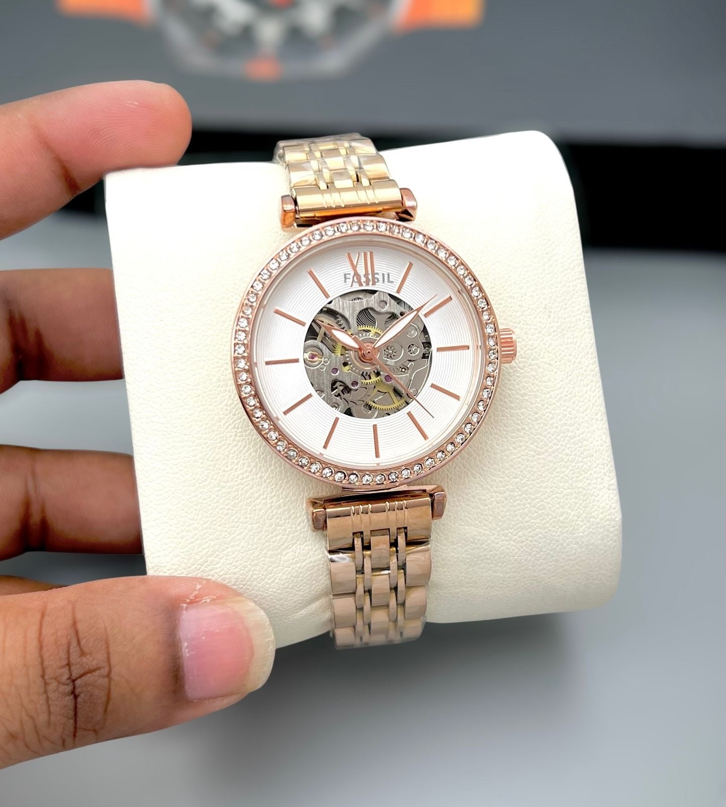 Fossil Diamond Bezel