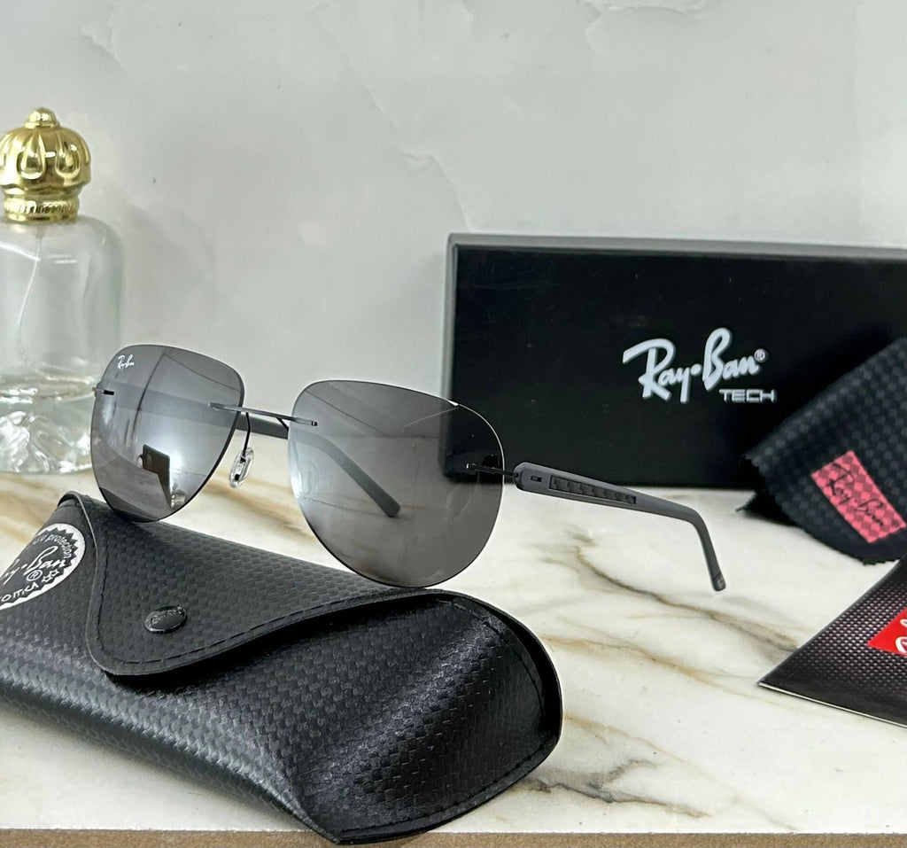 Rayban Polorize Rimless Aviator