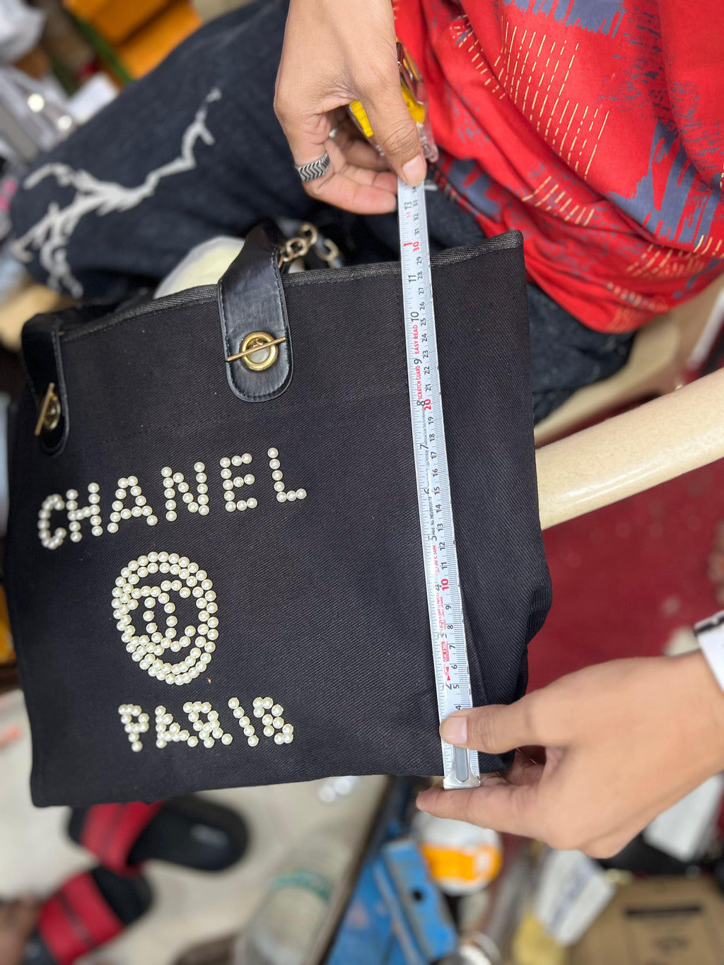 Chanel Deauville Large Size Tote Bag