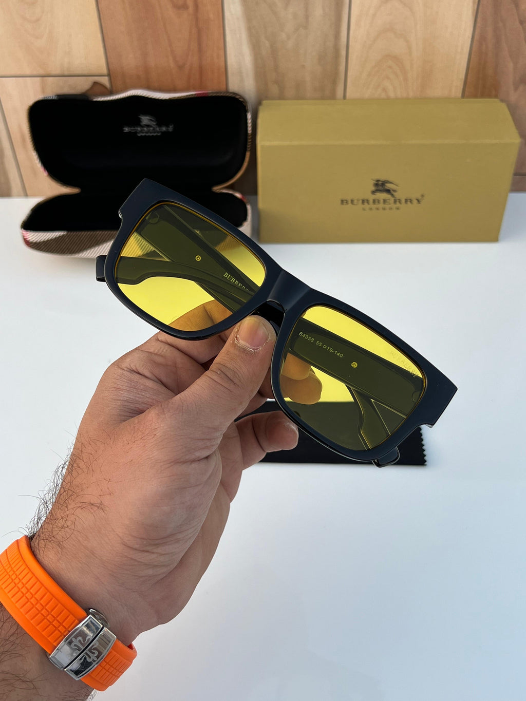 Burberry Yellow Sunglasses