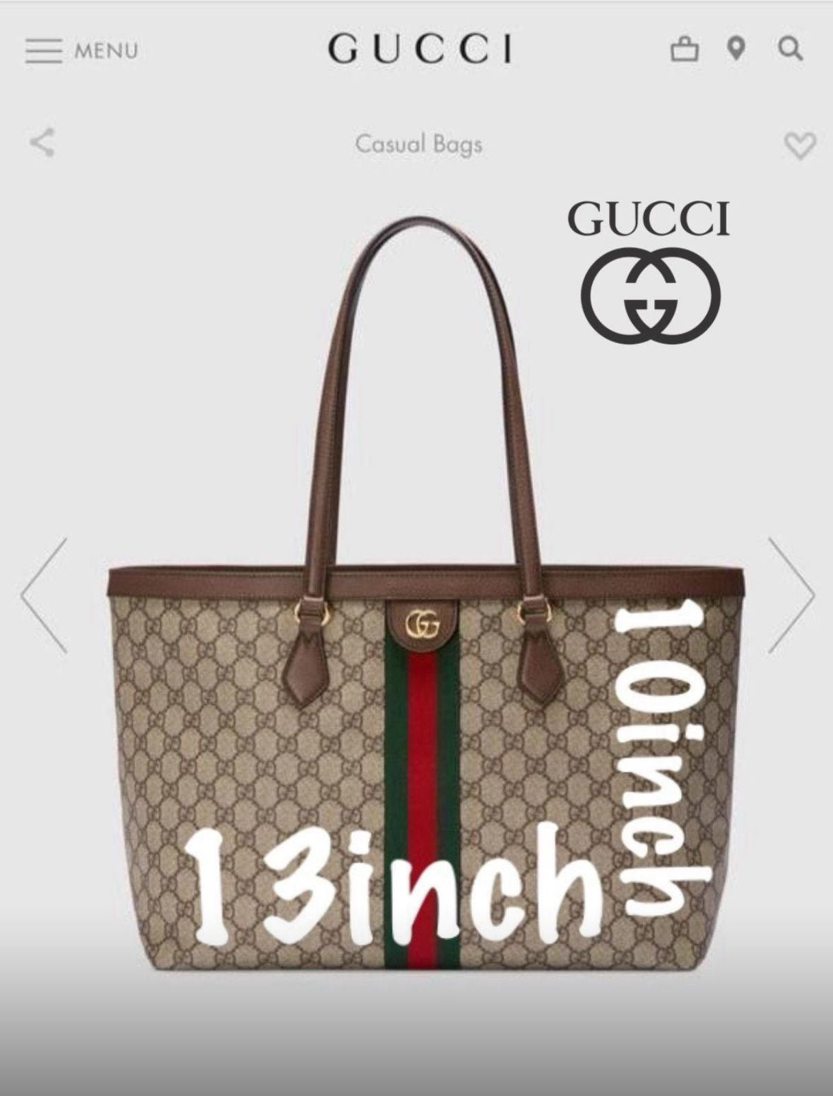 Gucci Ophidia Tote Bag