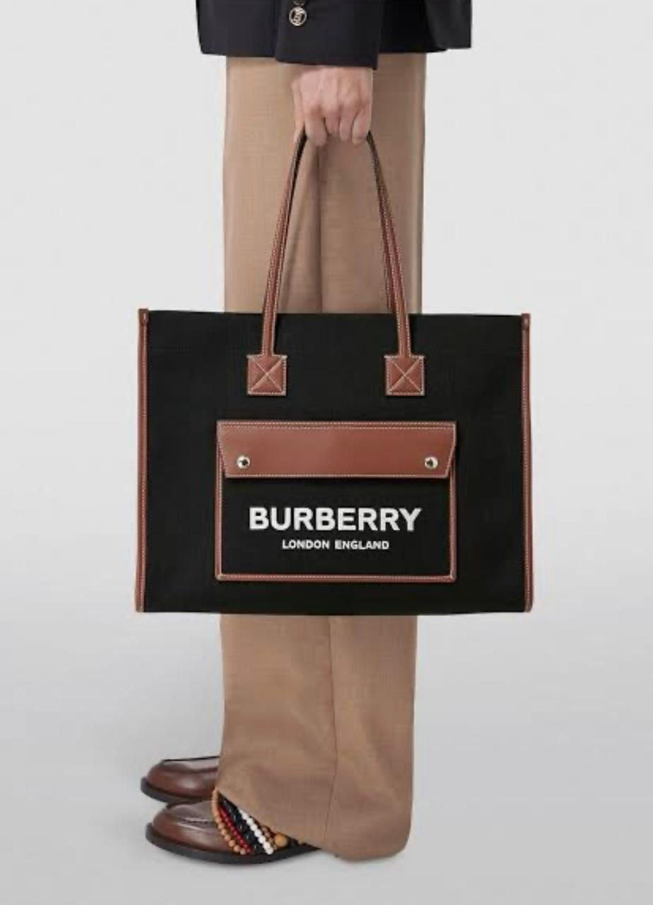 Burberry Canvas Freya Tote