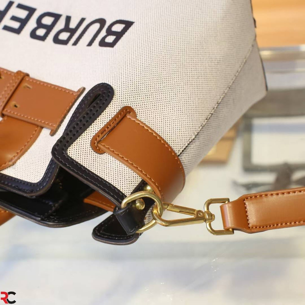 Burberry Horseferry Canvas Tote Bag