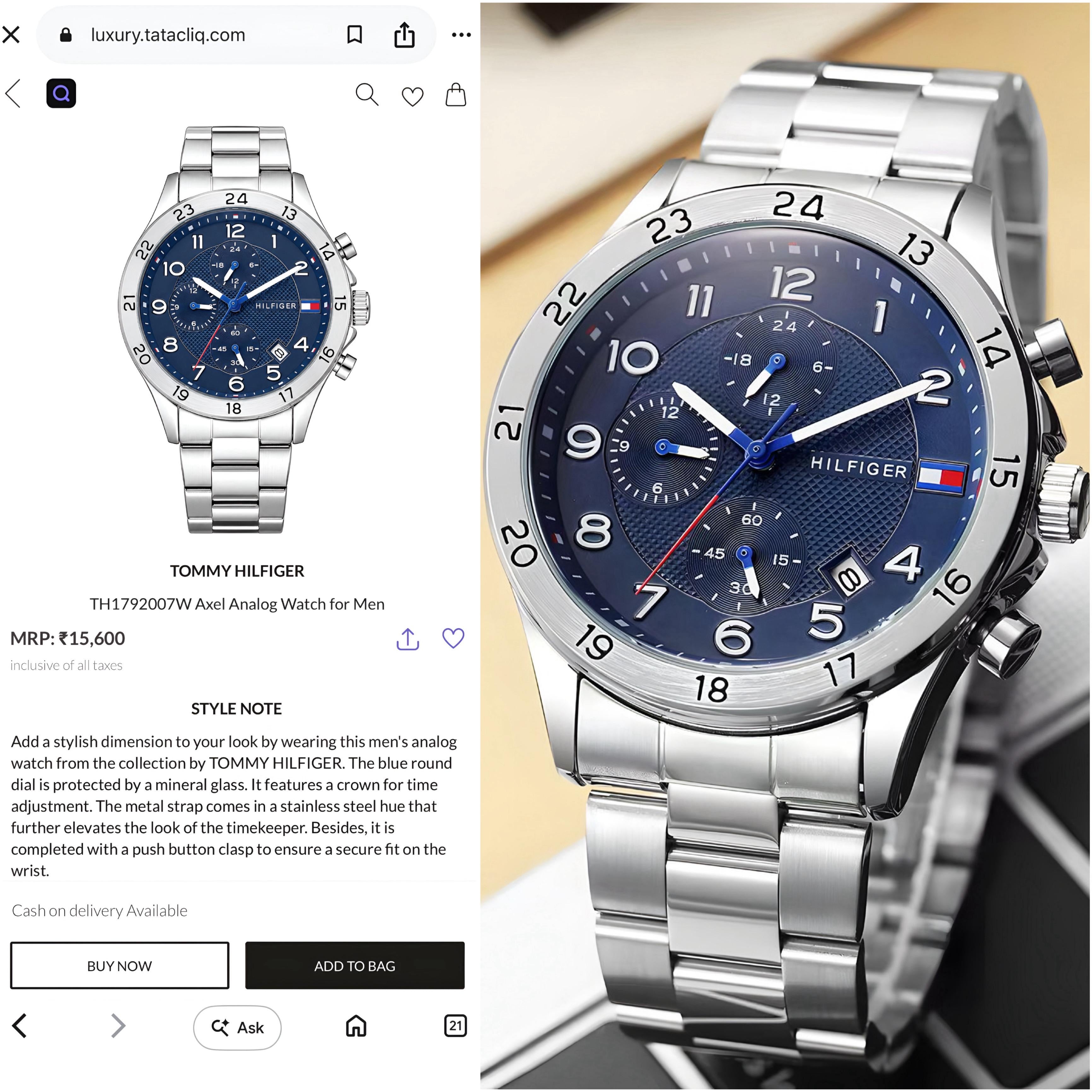Tommy Hilfiger Axel Chronograph