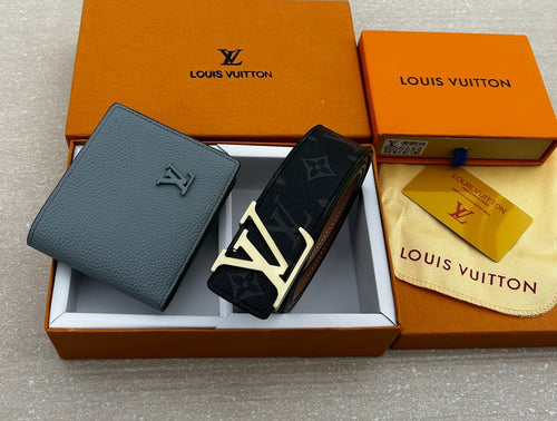 Louis Vuitton Wallet & Belt Combo