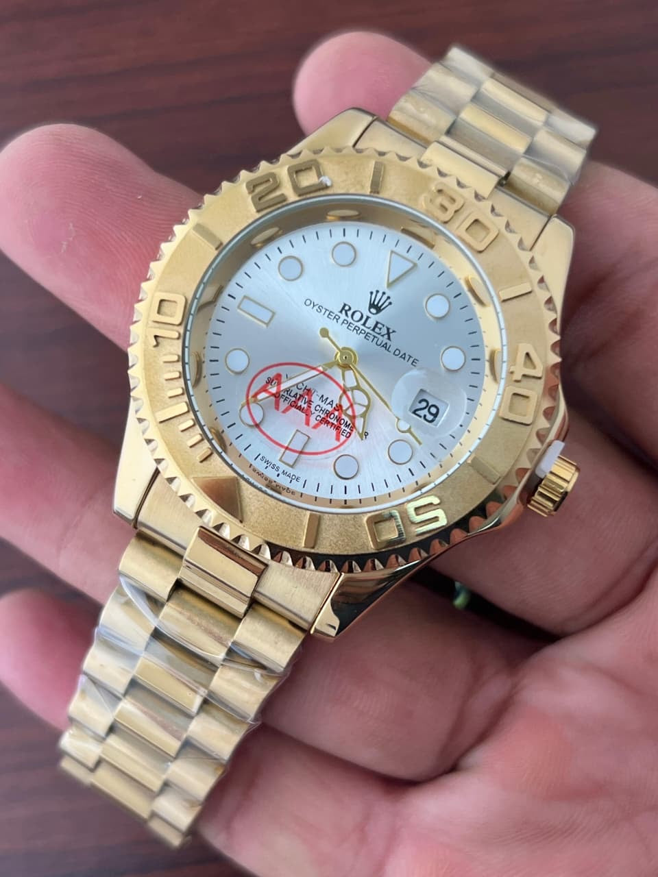 Rolex GMT II Ever gold silver