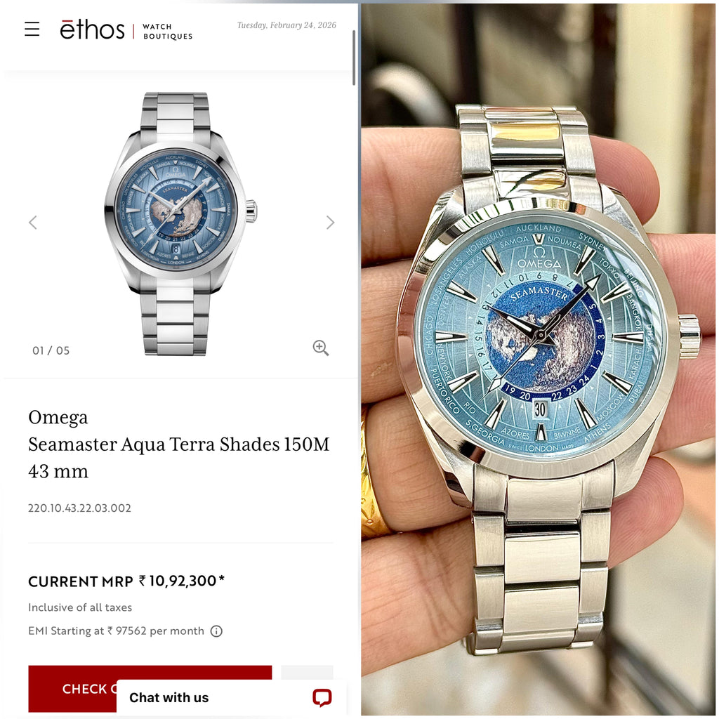 Omega Aquaterra Worldtimer
