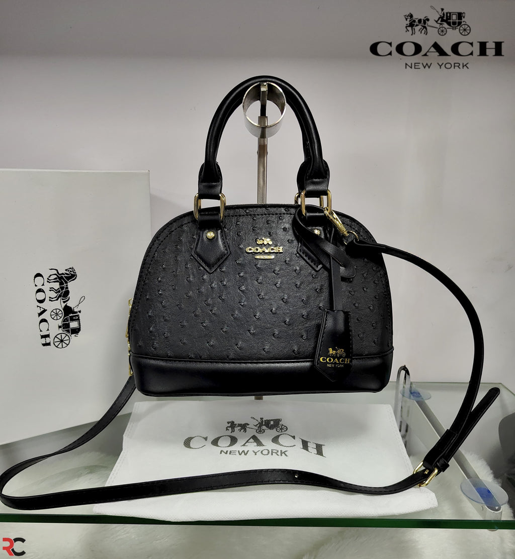 Coach Textured Ostrich Style Alma Bag