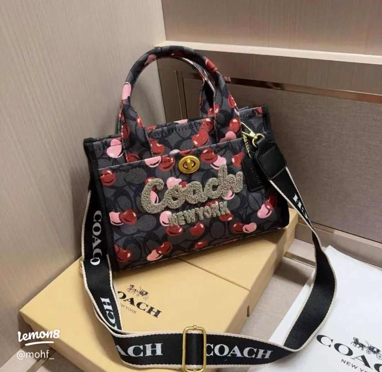 Coach Furry Mini Tote Bag