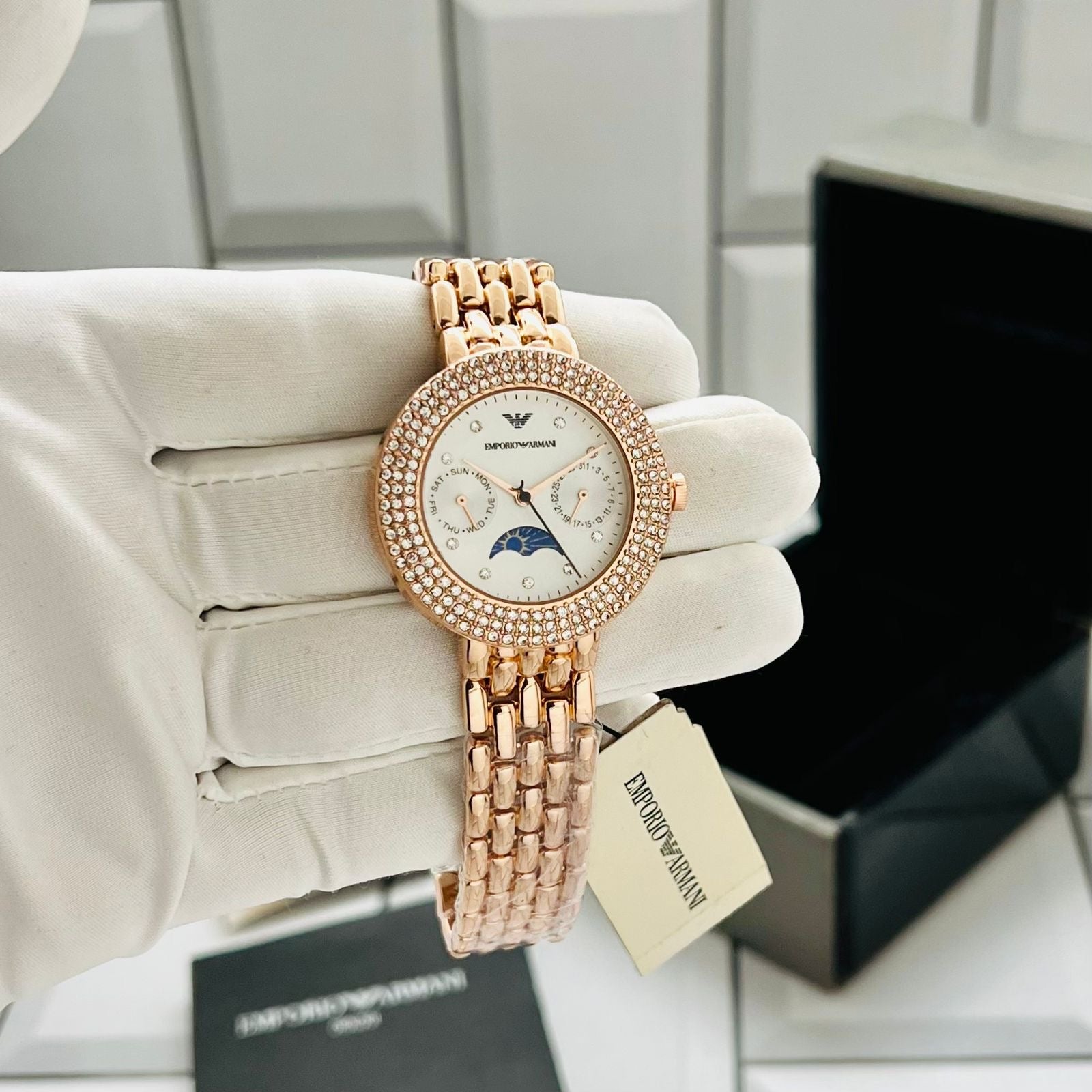 Emporio Armani Rosa Sun Moon Multifunction