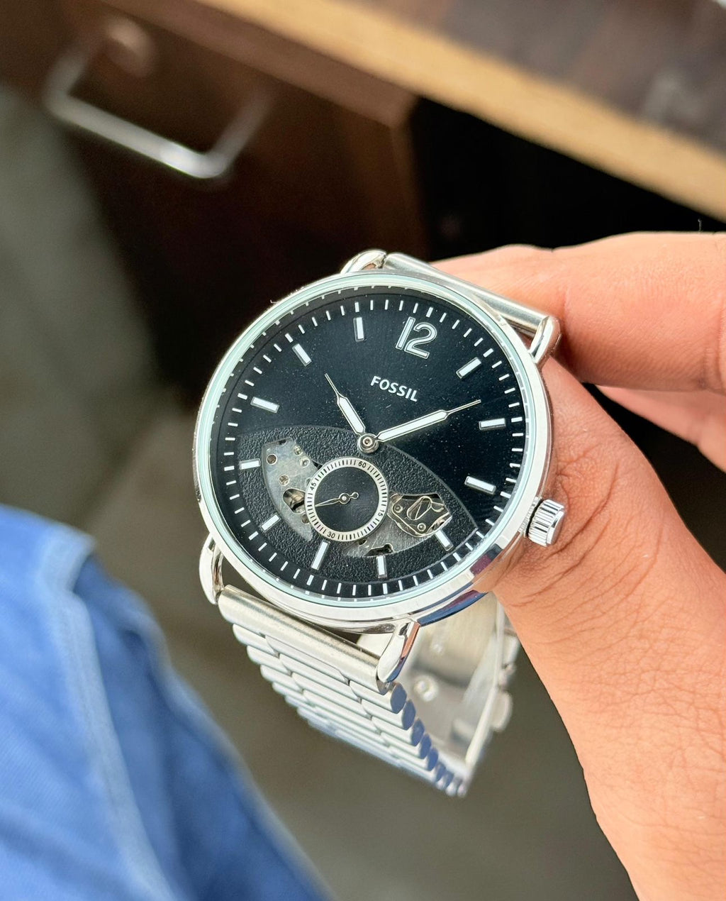 Fossil Commuter Automatic Skeleton Dial