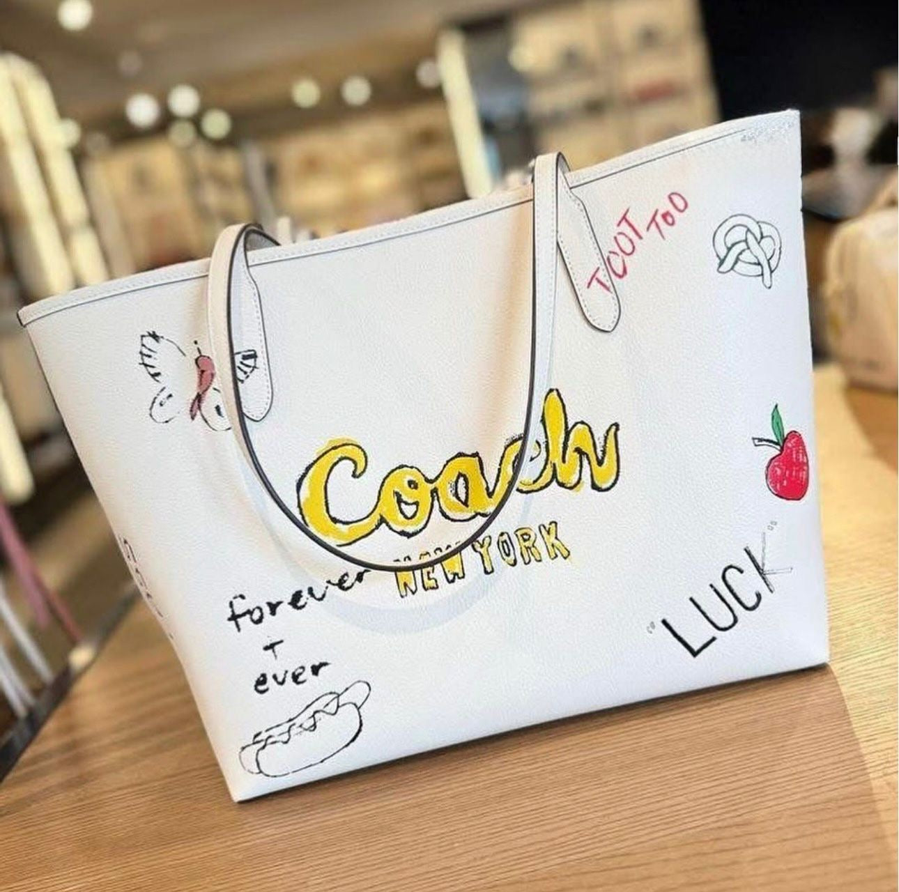 Coach Sketch Print Tote Bag