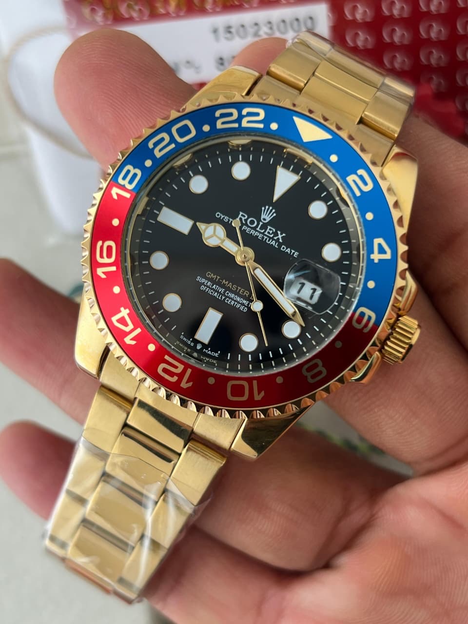 Rolex GMT II Ever gold silver