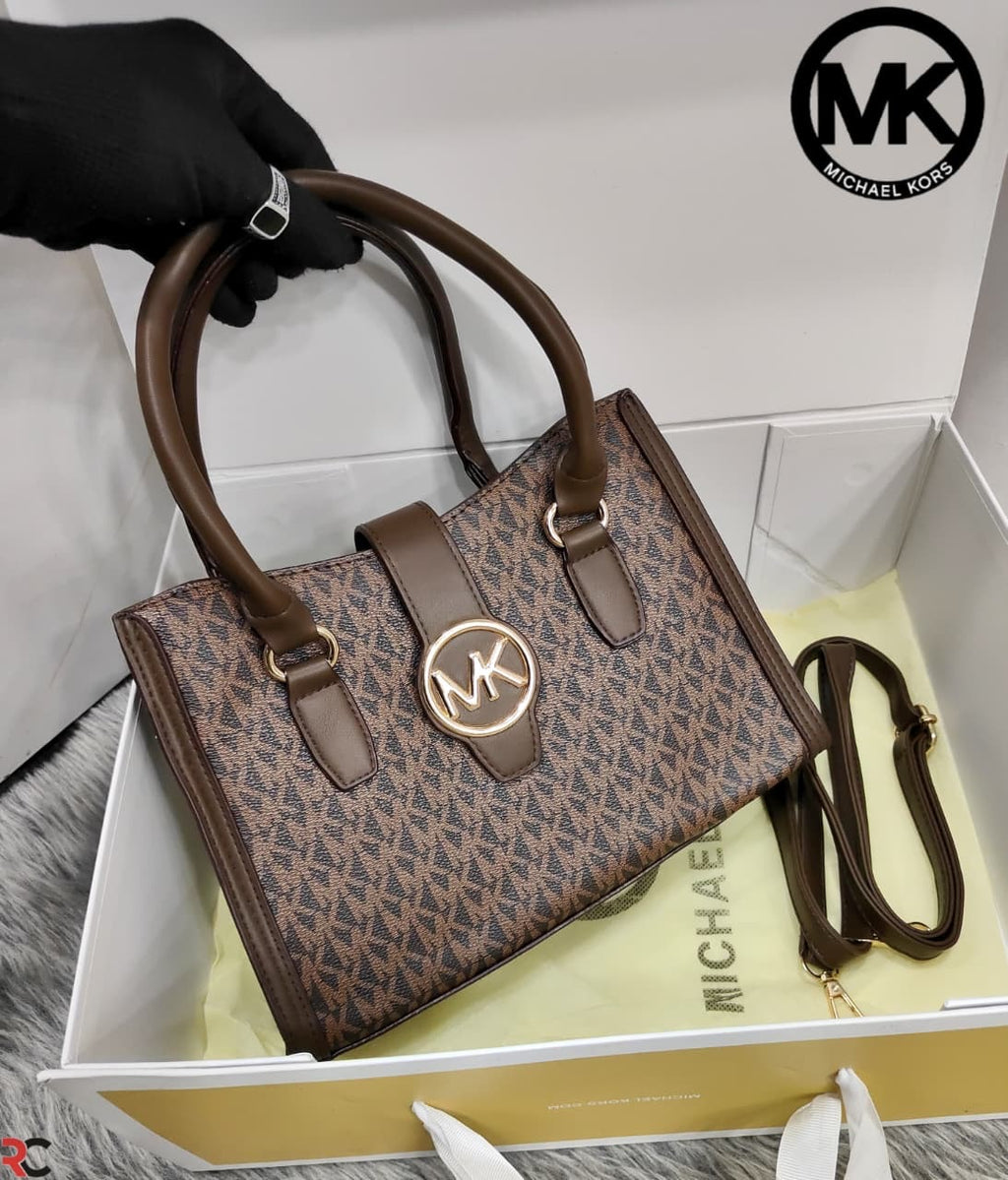 Michael Kors Gabby Small Logo Medium Satchel