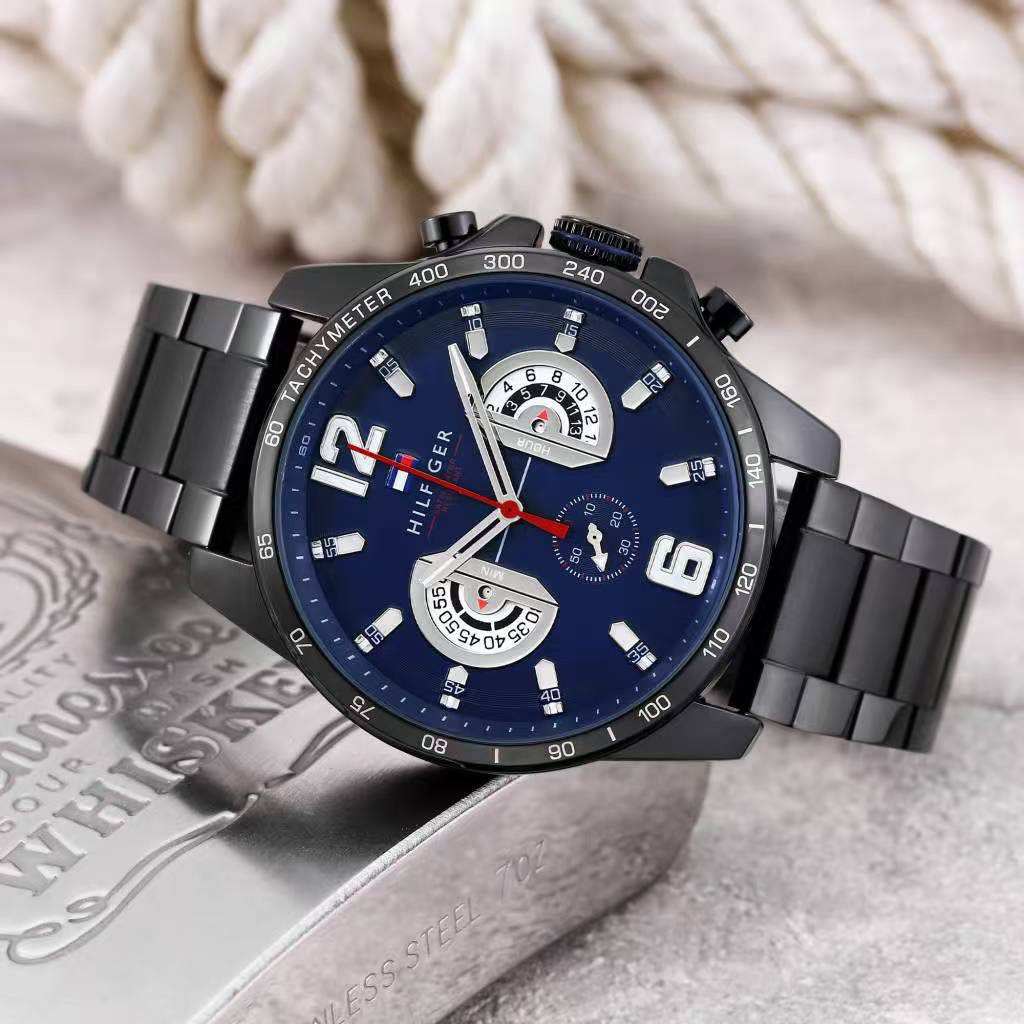 Tommy Hilfiger Tradition Sliver Black PVD Series