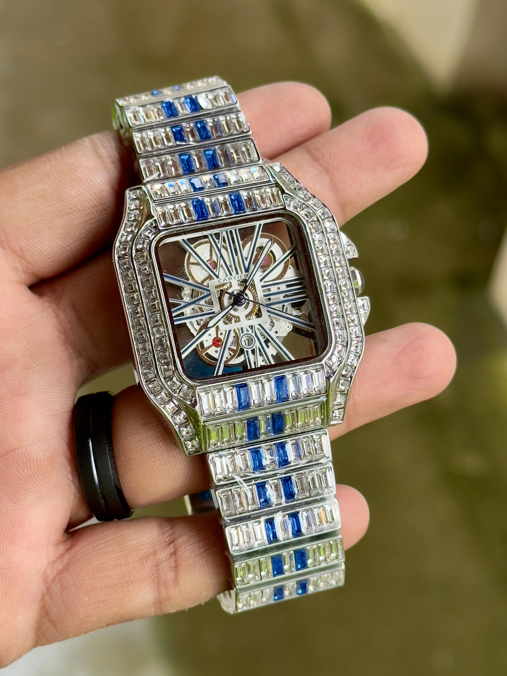 Cartier Gold Skeleton Dial