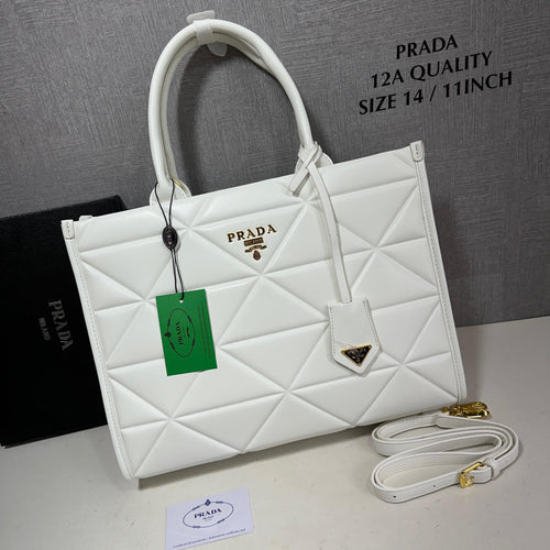 Prada Diamond Cut Tote Bag