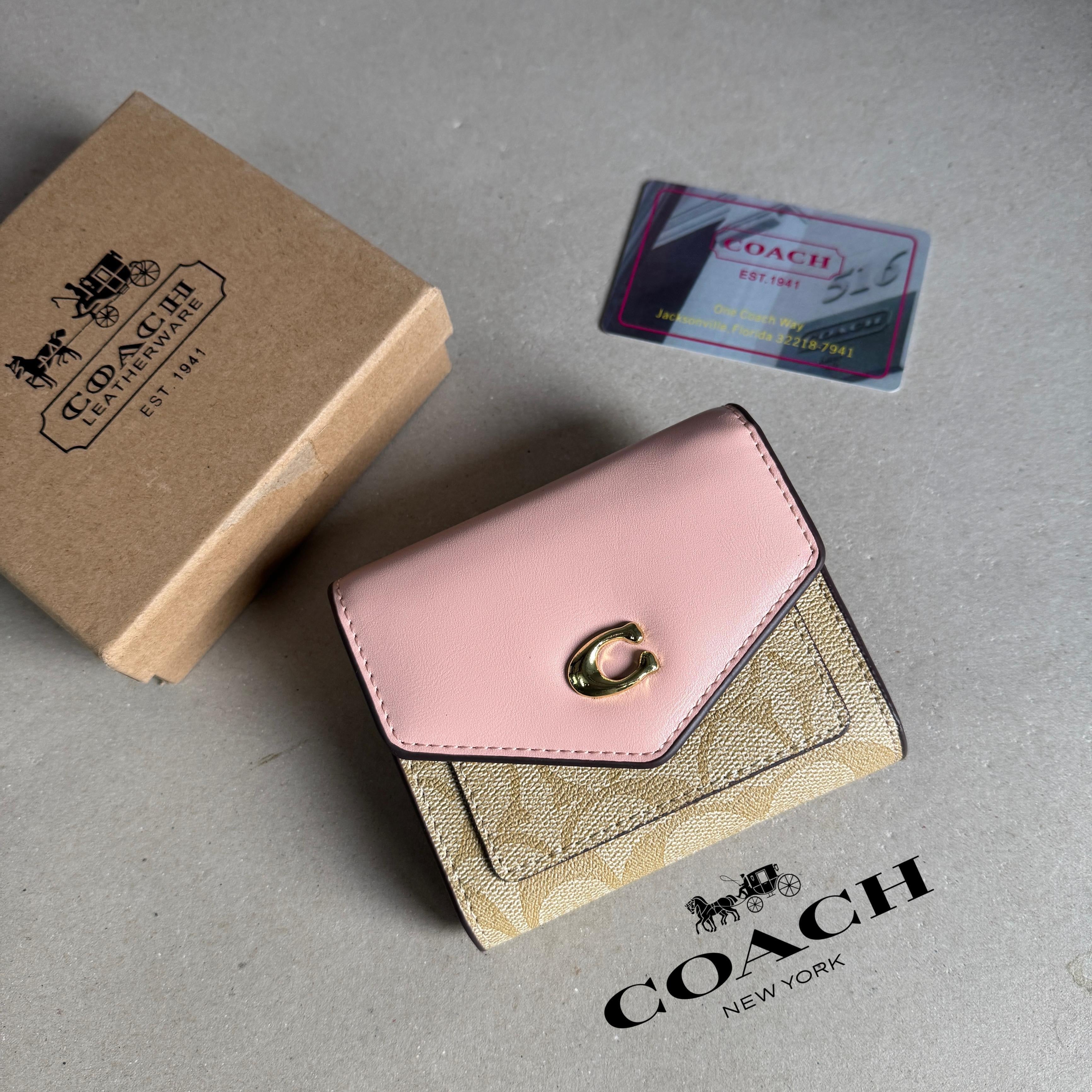 Coach Trifold Mini Wallet