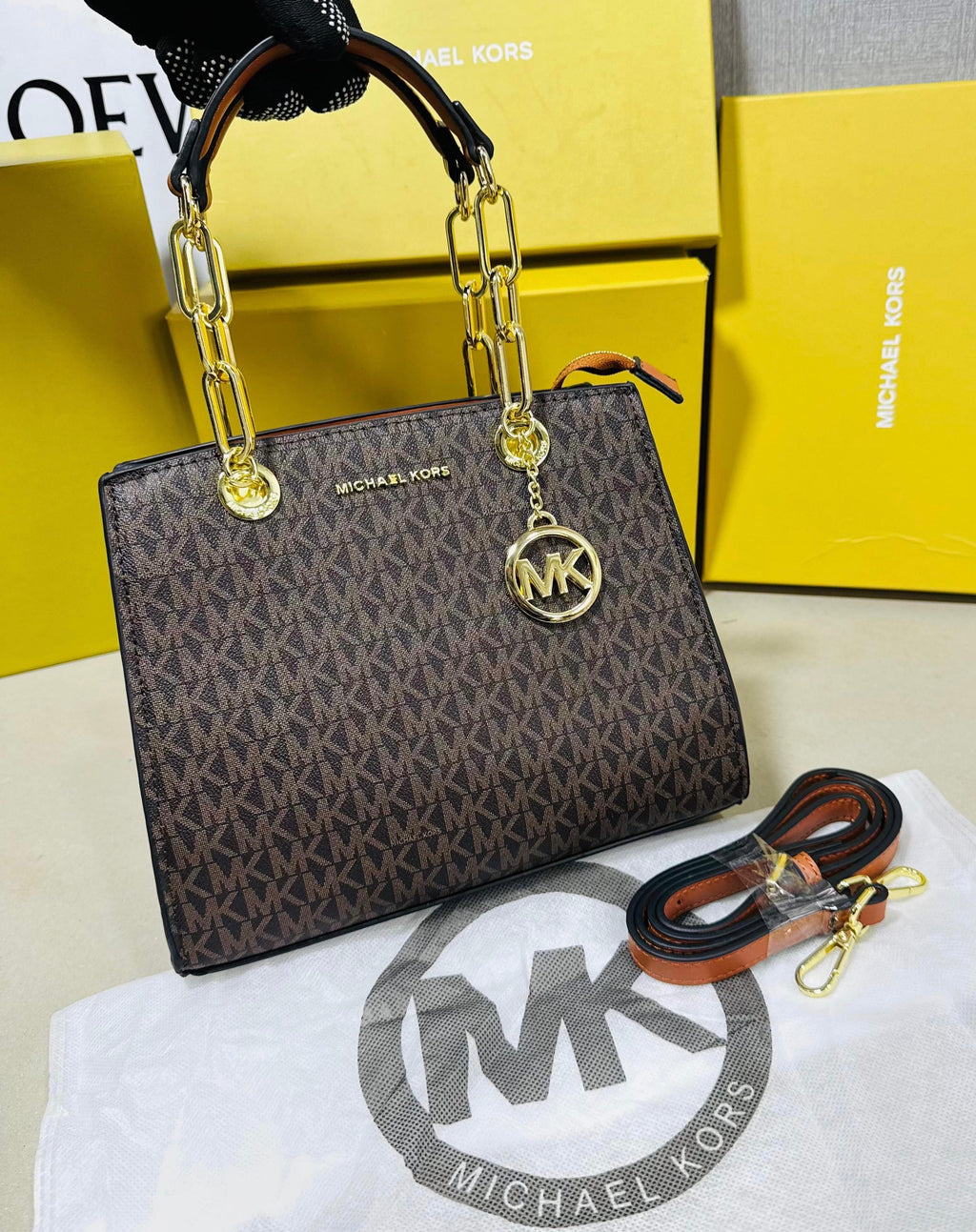 Michael Kors Cynthia Satchel Bag