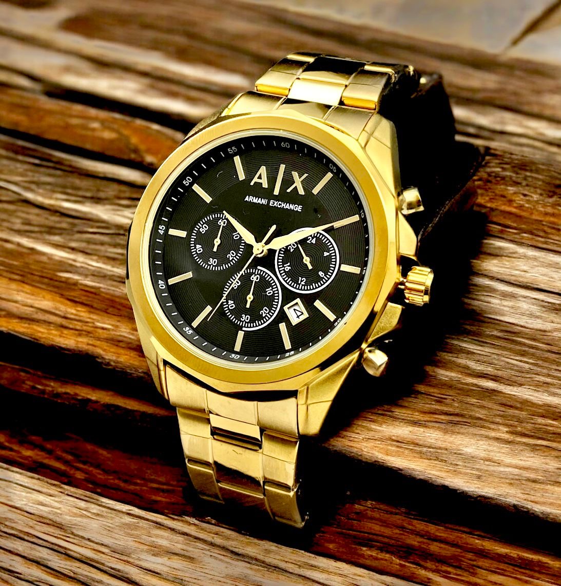 Armani Exchange Black Chronograph Edition