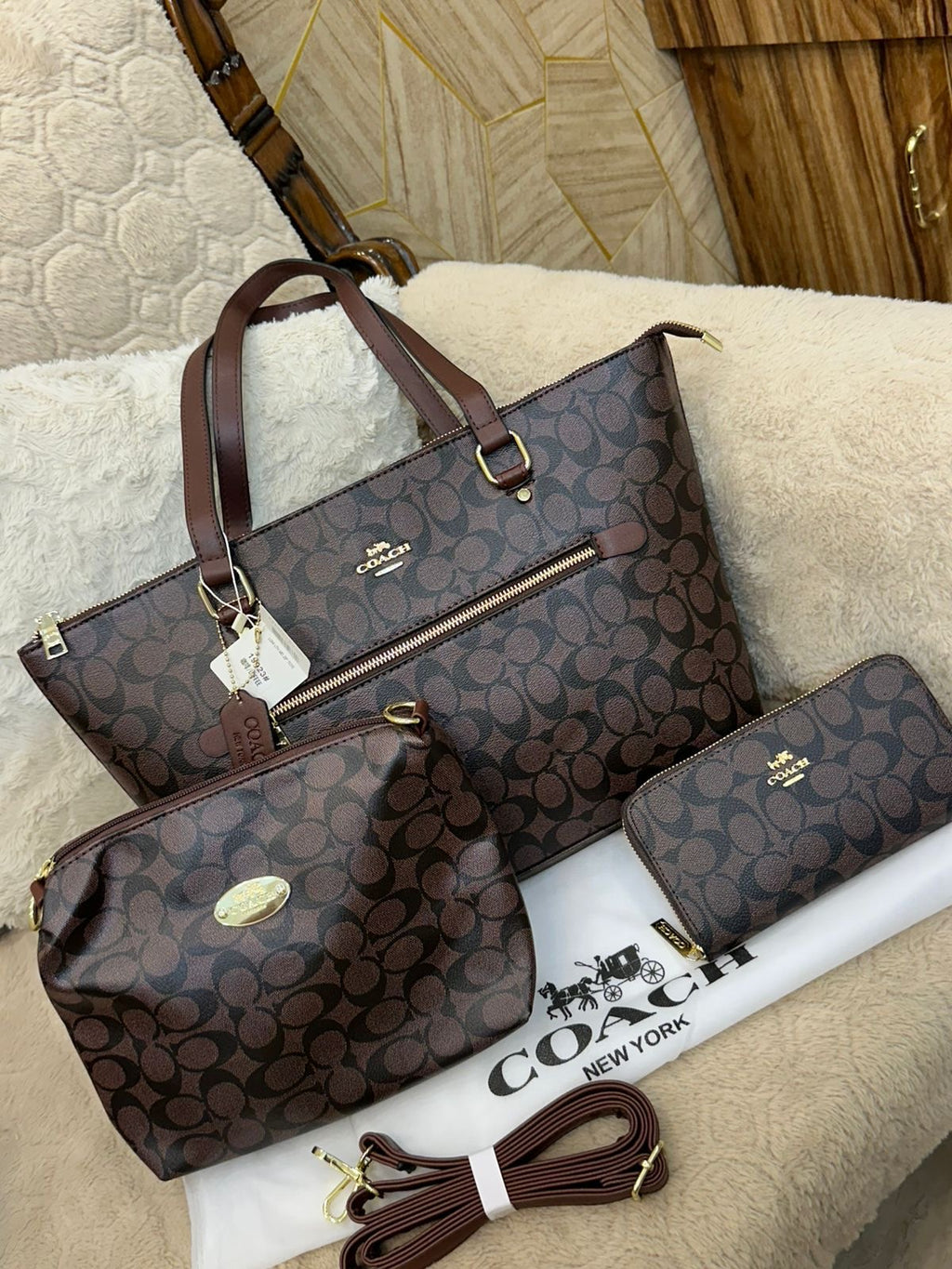 Coach 3pc Combo Bag