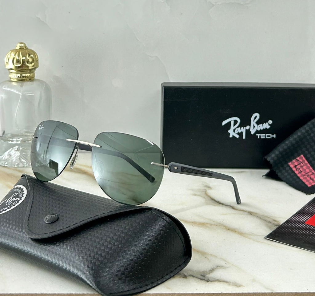 Rayban Polorize Rimless Aviator