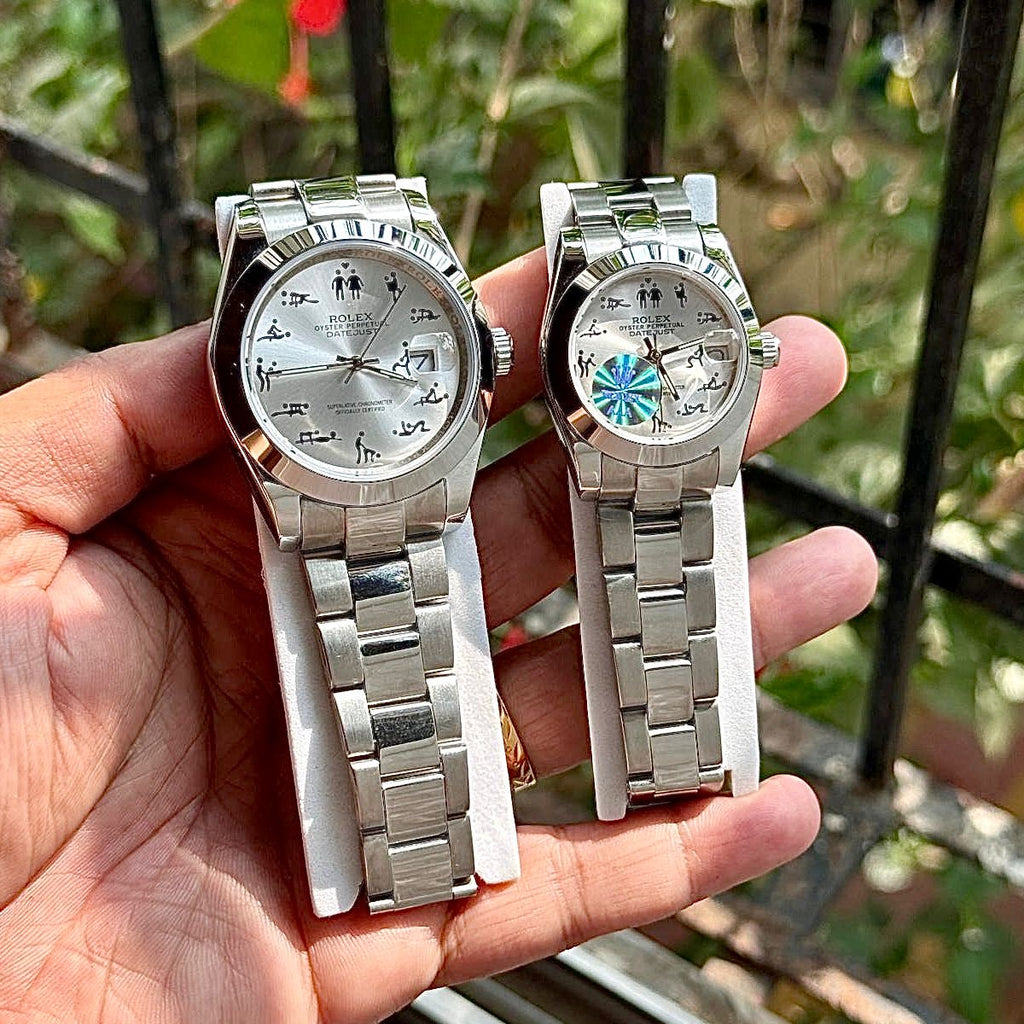 Rolex Tiffany Blue Couple Watch