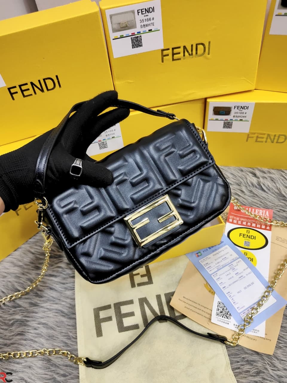 Fendi Baguette Mini Sling Bag