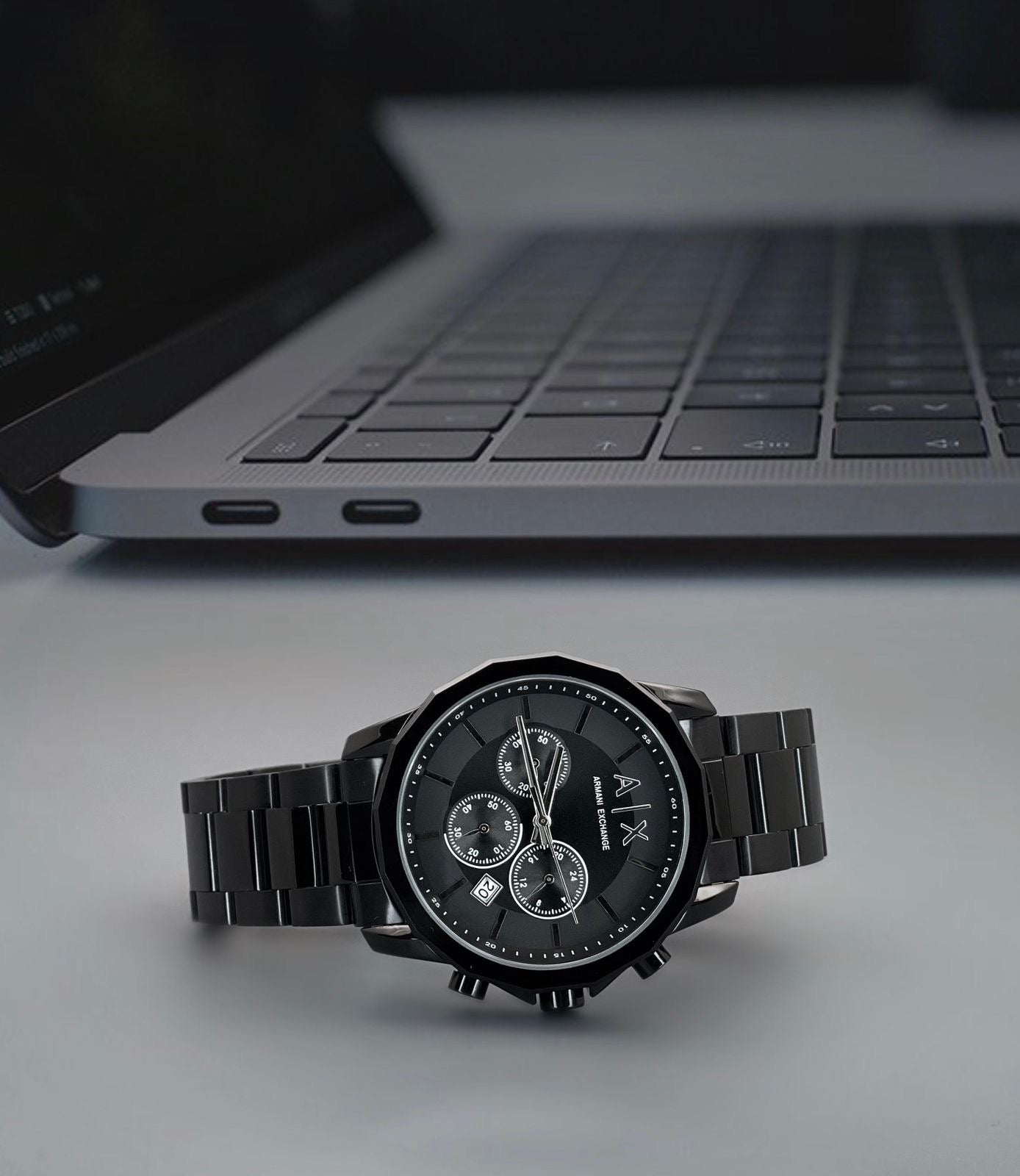 Armani Exchange Black Chronograph Edition