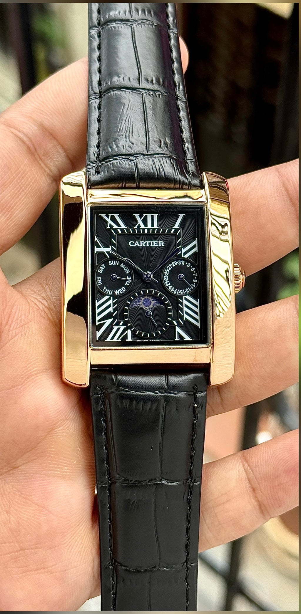 Cartier Tank Moonphase Collection