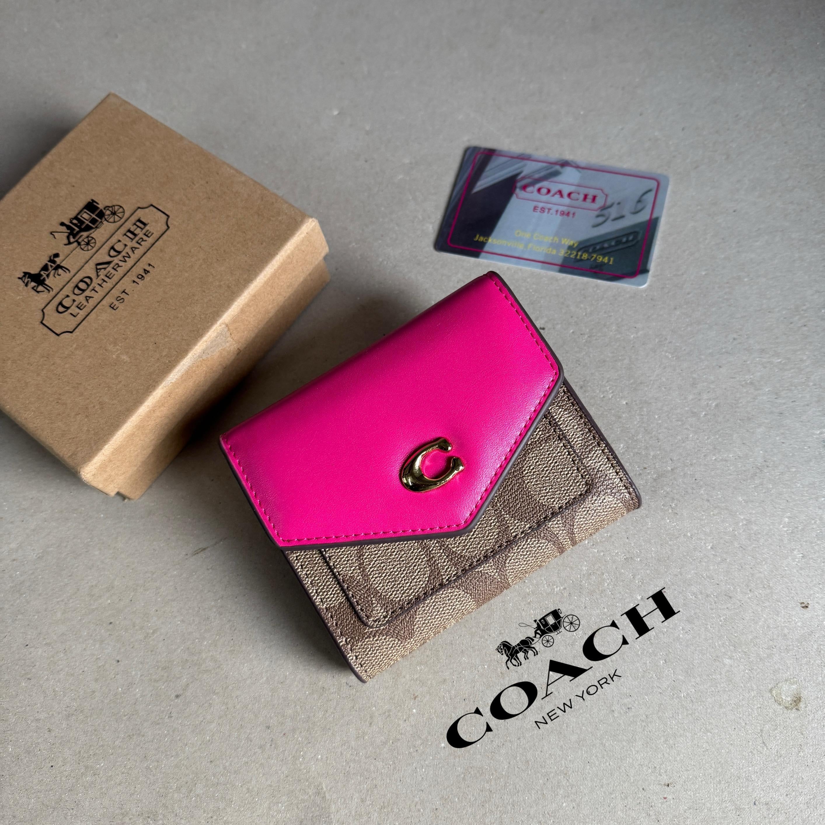 Coach Trifold Mini Wallet