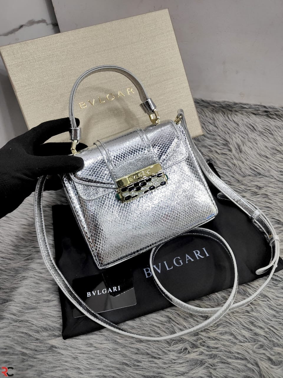Bvlgari Serpenti Forever Medium Top Handle Bag