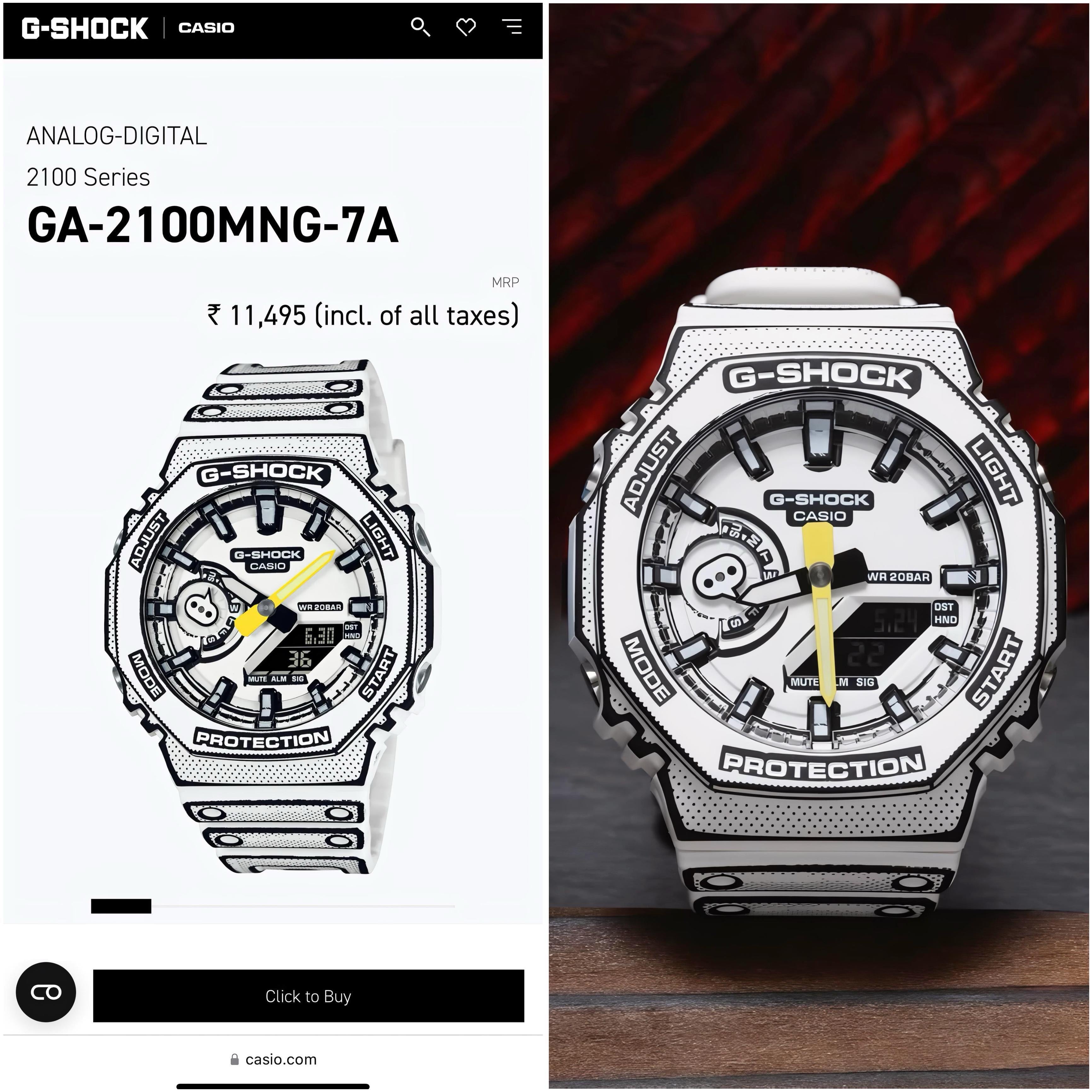 G-Shock Unisex Manga Edition