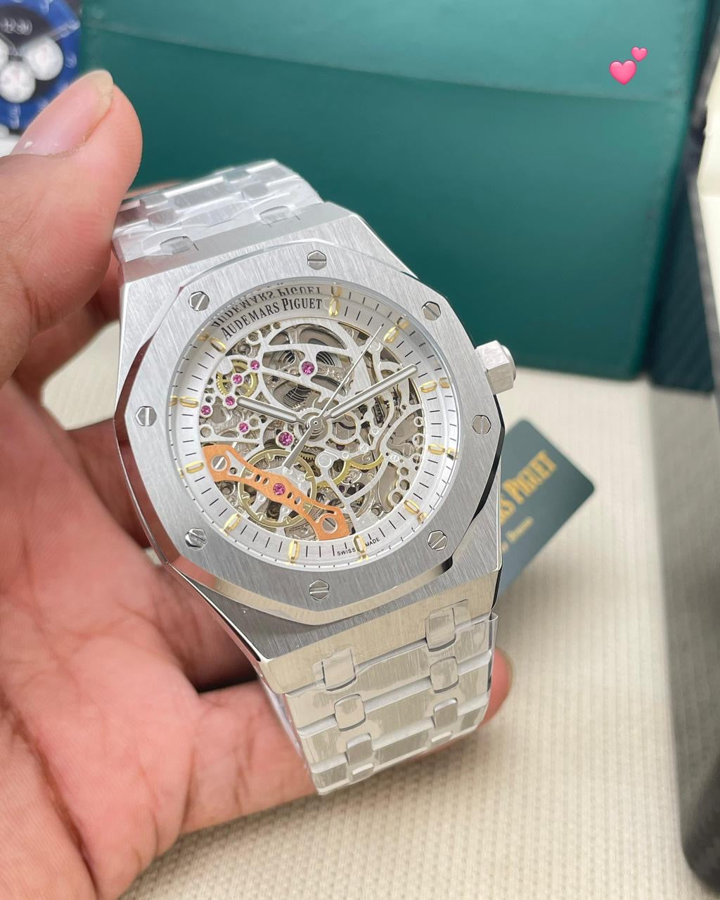 Audemars Piguet Royal Oak Skeleton Salmon