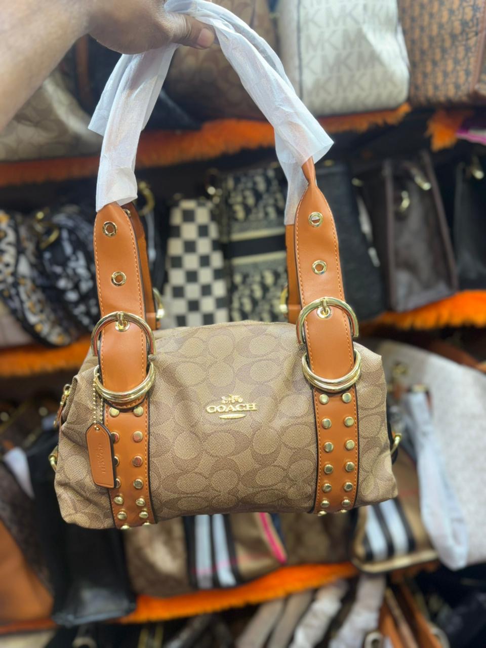 Coach Studd Buckle Handbag