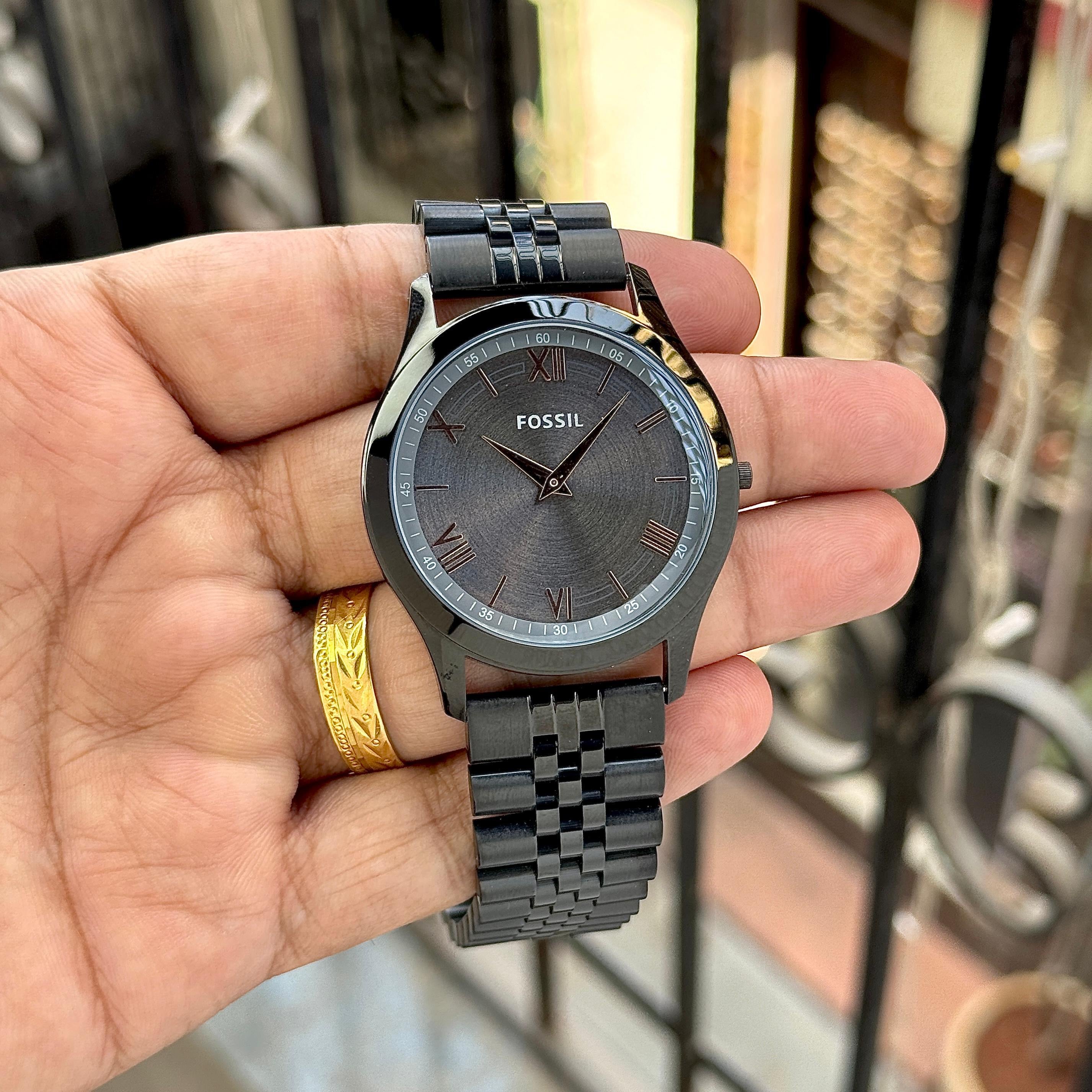 Fossil Clear Black Slim Series