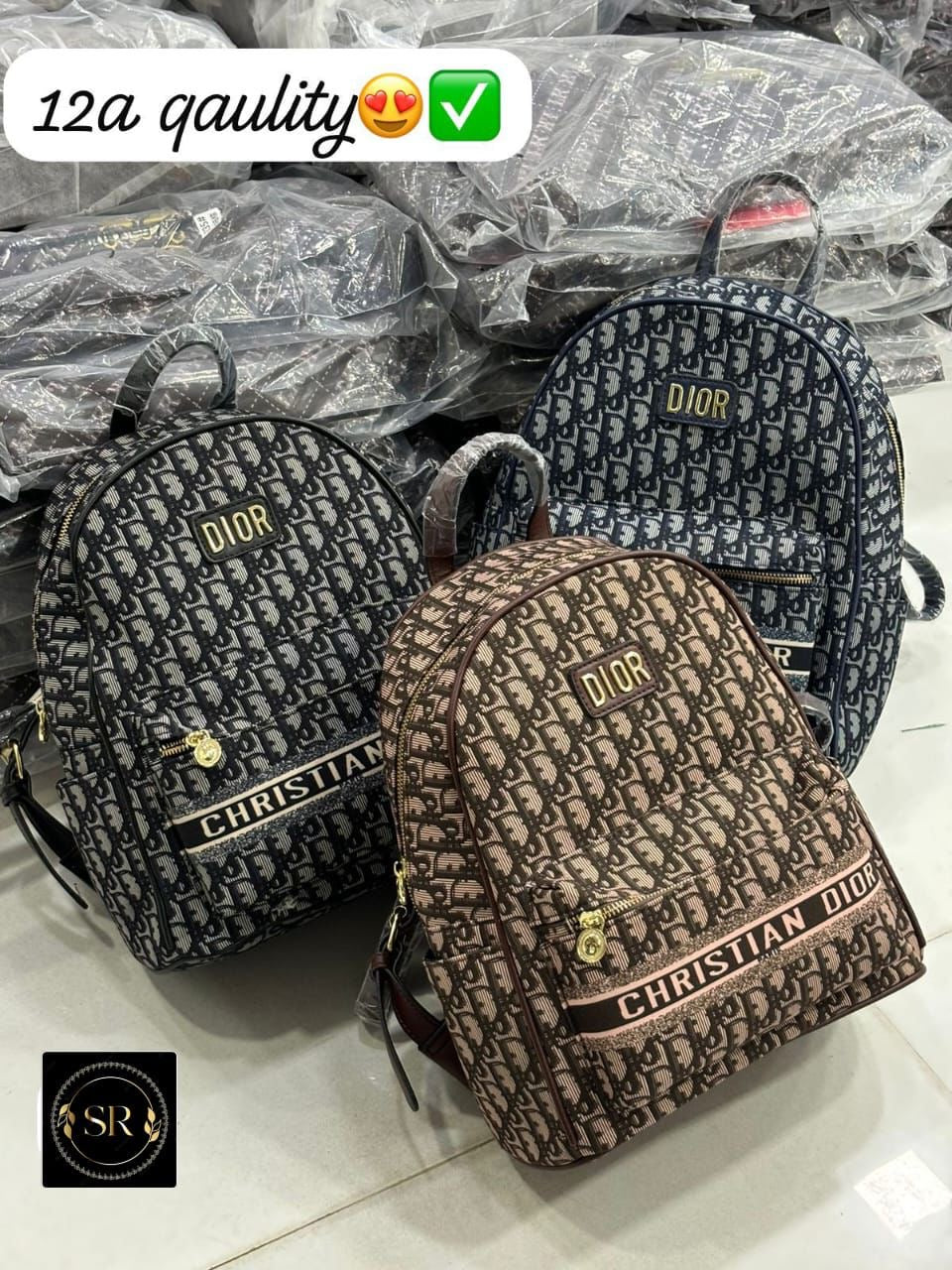 Christian Dior Canvas Backpack