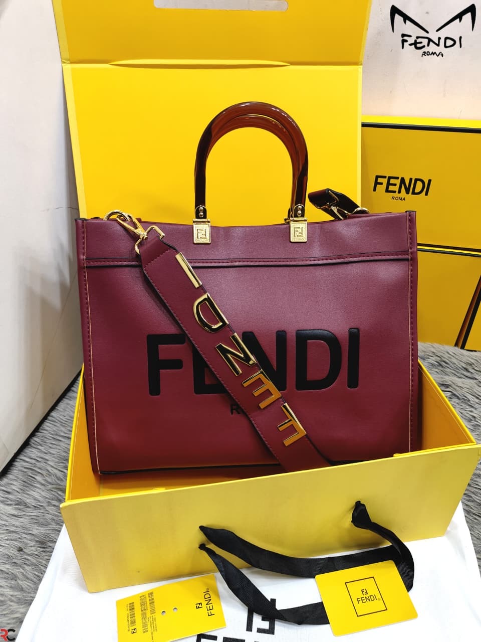 Fendi Large Sunshine Tote Bag