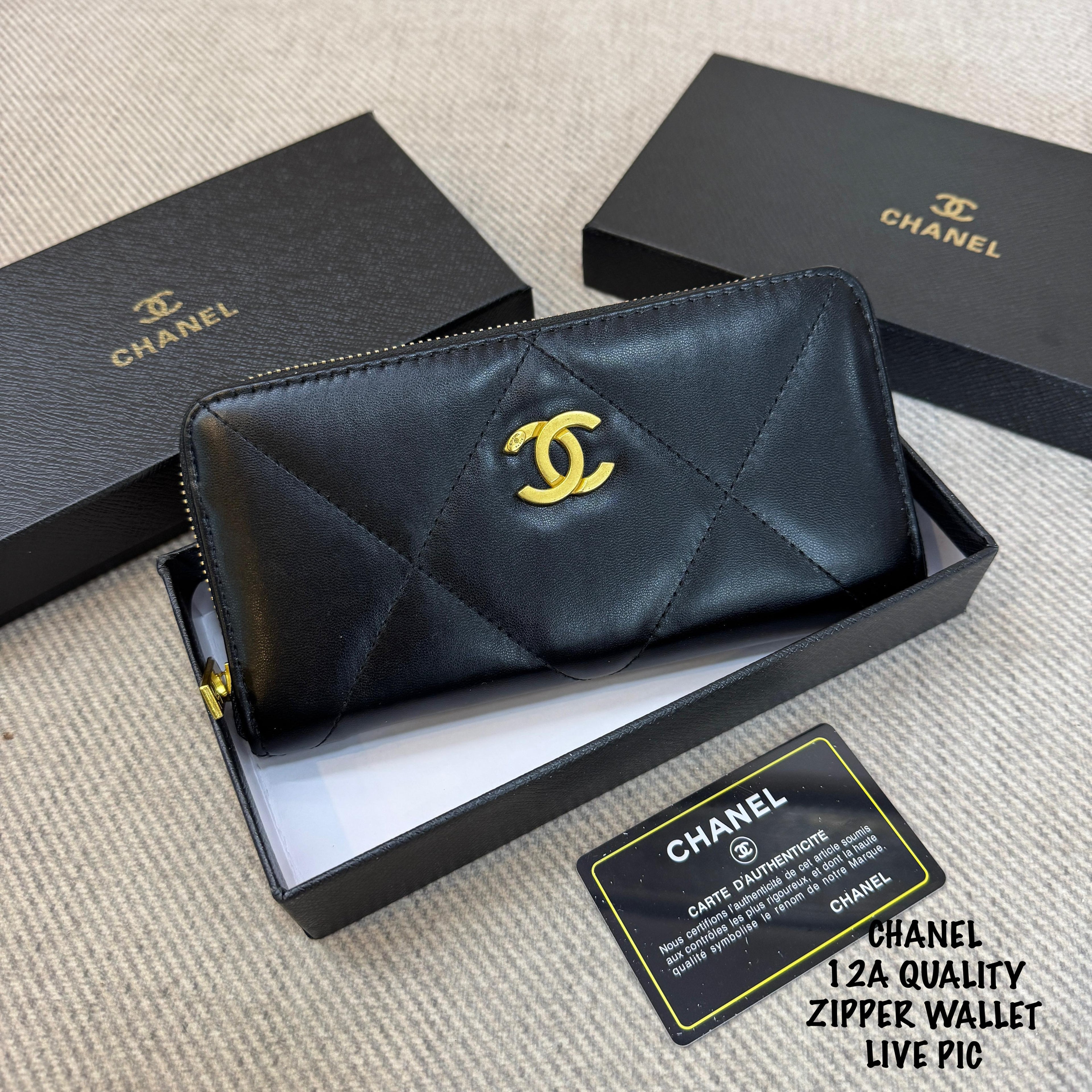 Chanel Zipper Wallet