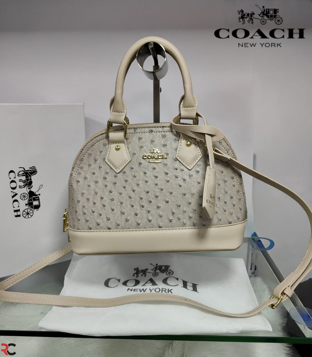 Coach Textured Ostrich Style Alma Bag