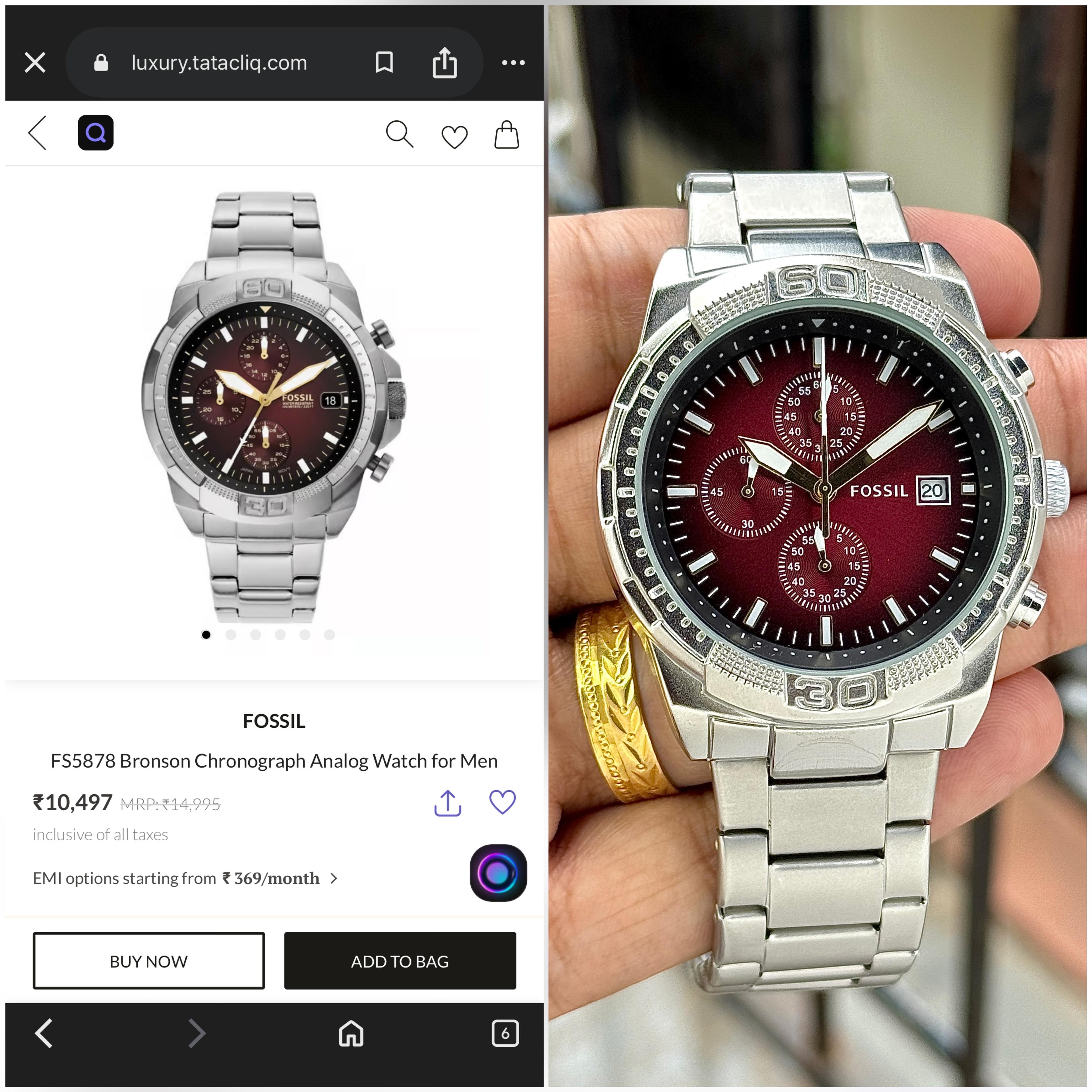 Fossil Bronson Chronograph