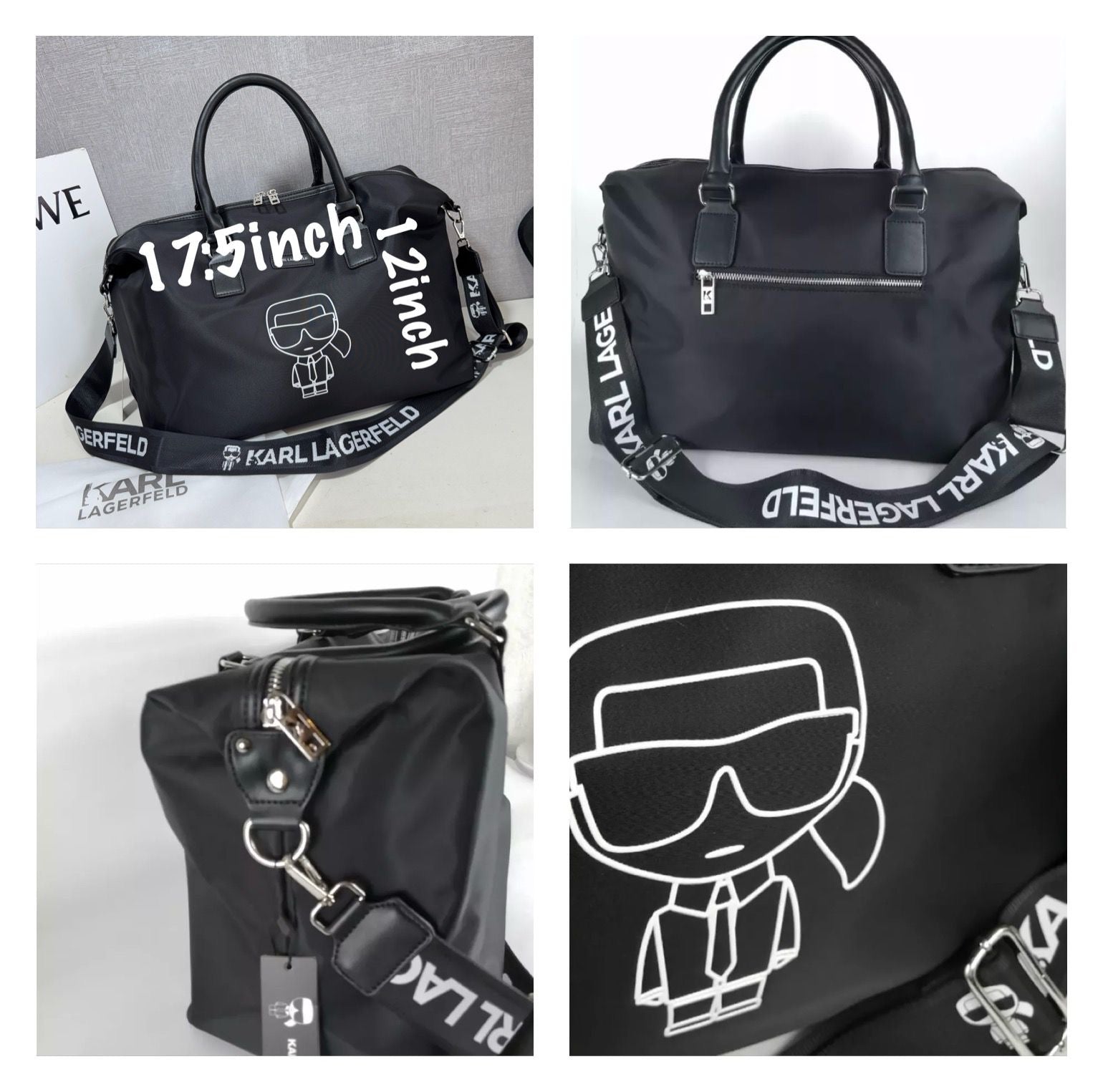 Karl Lagerfeld Unisex Duffel Bag