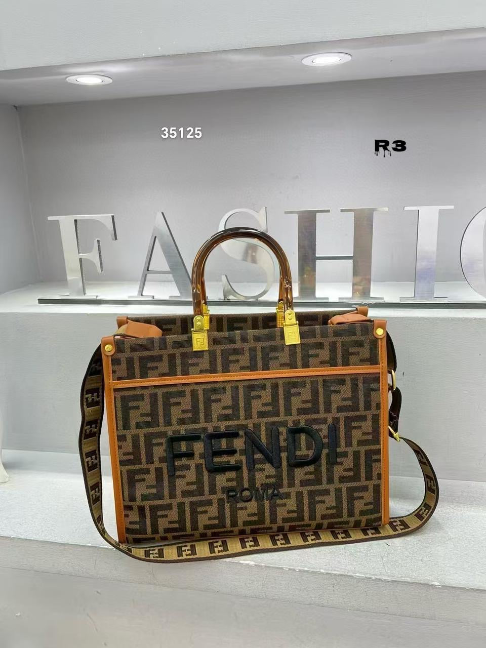 Fendi Mini Sunshine Tote Bag