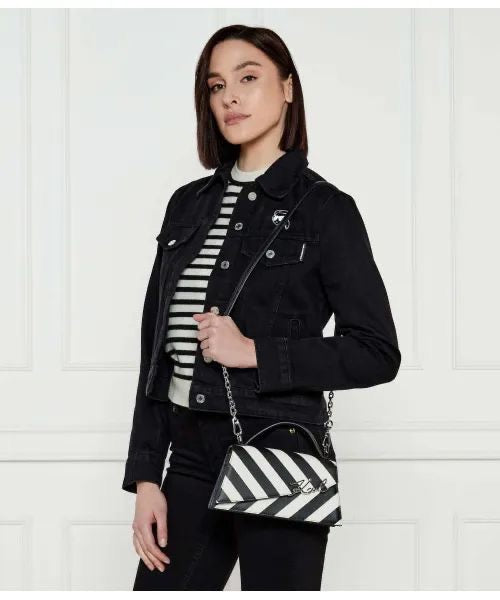 Karl Lagerfeld Signature Leather Bag